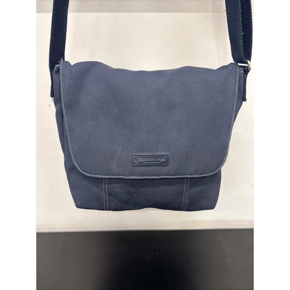 TIMBUK2‎ Classic Metro Blue Crossbody Messenger Bag EUC 90's Preppy Academia